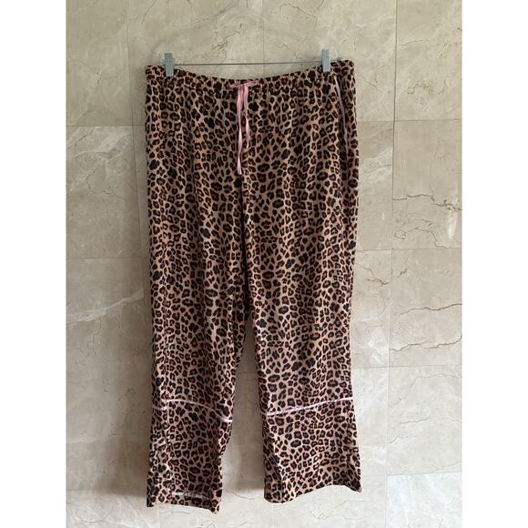 Summersalt Cloud 9 Silky Pajama Set XL Leopard Matching Cozy Glam Sleepwear - Picture 9 of 11